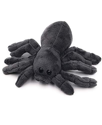 Onwomania Peluche Peluche Animal araña tarántula Animal Negro 20 cm