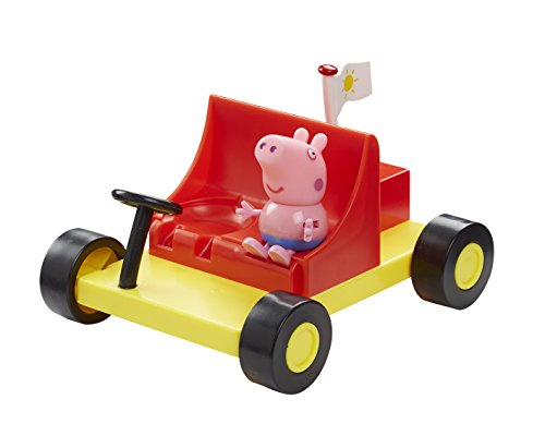 Peppa Pig - Vehículo de Vacaciones George, Color Amarillo (Bandai 05577)