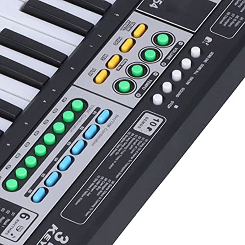Piano Electrónico para Niños, Mini Pianos Duraderos de 37 Teclas con Cable USB para Aprendizaje de Instrumentos Musicales