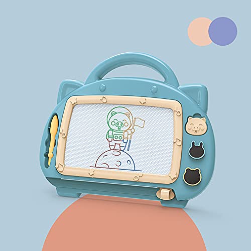 Pizarra infantil mágica con forma de cerdo, multicolor, tamaño de viaje, borrable, creativa, 2 sellos, juguete educativo, regalo