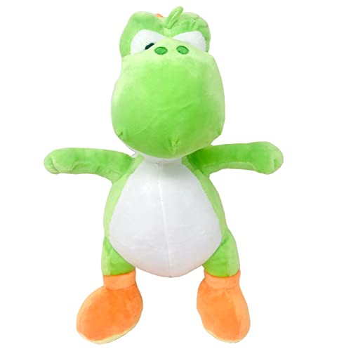 Playbyplay Peluche Yoshi de Super Mario Bros 30cm, Calidad Super Soft Juguete Original Dinosaurio Yoshi Regalo Cumpleaños Niños