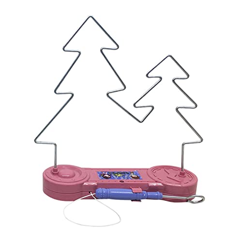 Rianpesn Choque Eléctrico Bump Maze, Dont Buzz The Wire Juego De Mesa De Juguete, Super Nerve Game Wire Skill Maze Nerves Touch Juego Interactivo De Mesa