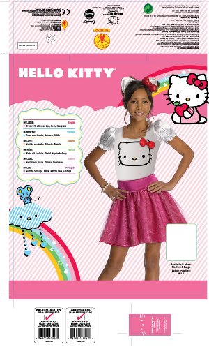 Rubies - Disfraz Hello Kitty de mujer a partir de 16 años (884752_S)