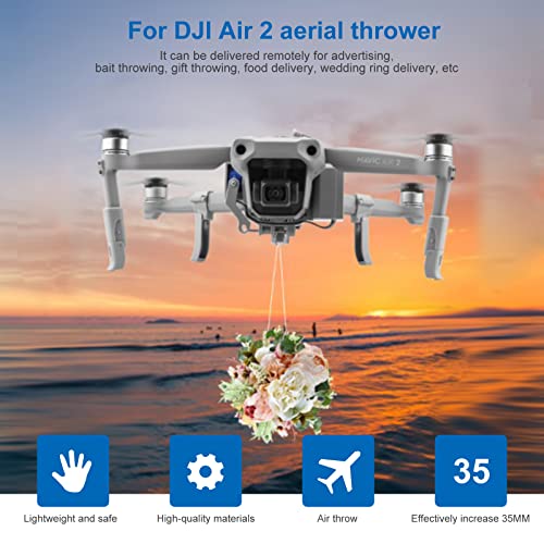 RUIZHI Sistema de Lanzamiento Aéreo Airdrop System para DJI Mavic Air 2 2S Drone Airdropper Dispositivo de Transporte de Entrega de Carga útil Búsqueda de Cebo de Pesca con Drones