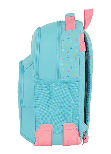 Safta 612075773 Mochila doble con cantoneras adaptable a carro Benetton