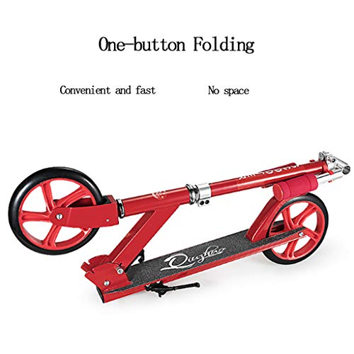 Scooter Urbano De Aluminio Moderno y Freno De Fricción Trasero Unisex Manillar 2 Ruedas Scooter Acrobático