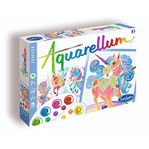 Sentosphère-Aquarellum Junior Unicornios, color unisex 6507 , color/modelo surtido