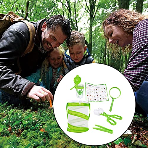 Sharplace 6X Juguetes de exploración al Aire Libre con Lupa, Equipo de Campamento de Aventura al Aire Libre para niños y niñas