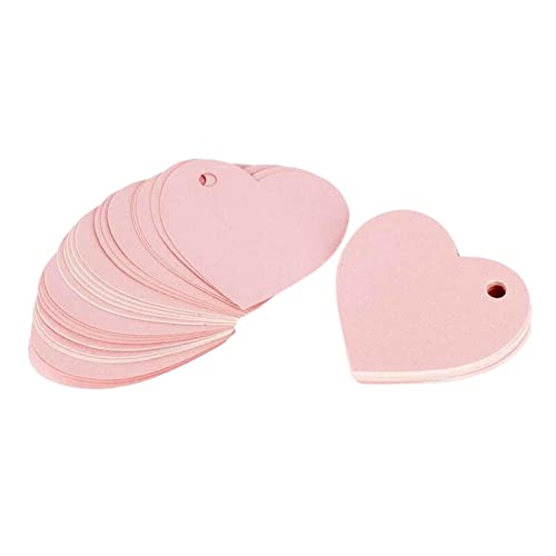 sharprepublic 50 Piezas Etiqueta Colgante Etiquetas de Papel Kraft Decoración Etiquetas en Blanco Etiquetas de Papel de Regalo Tarjeta de Deseos Etiquetas de Amor