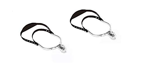 shoperama Esporas de estrella para disfraz de vaquero, salvaje oeste, Sheriff Marshall, jinete, botas, accesorios de disfraz
