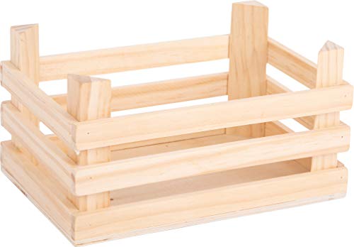 Small Foot Small foot-11754 Caja de Verduras,, Madera, Accesorios Cocina Infantil, Juguetes de Juego de rol para niños de 3 años. Toys (11754)