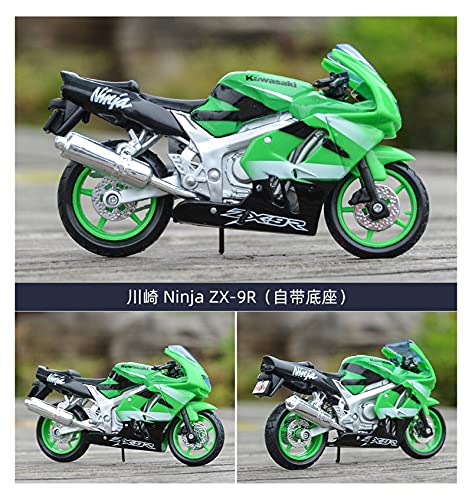 SRJCWB Modelo Motocicleta 1:18 para Kawasaki H2 R Ninja ZX-10R 14R 9R Z1000 Simulación De Motocicleta De Fundición A Presión (Color : 10)