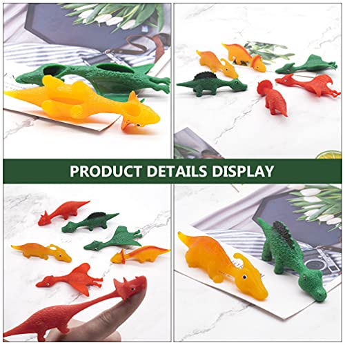 STOBOK 10 Unids Sensory Dinosaur Stringy Strings Fidget Juguetes de Dinosaurio Juguete de Dinosaurio contra Herramienta Simulado Dinosaurio Troques Juguetes para Holiday Bolsa Bolsa