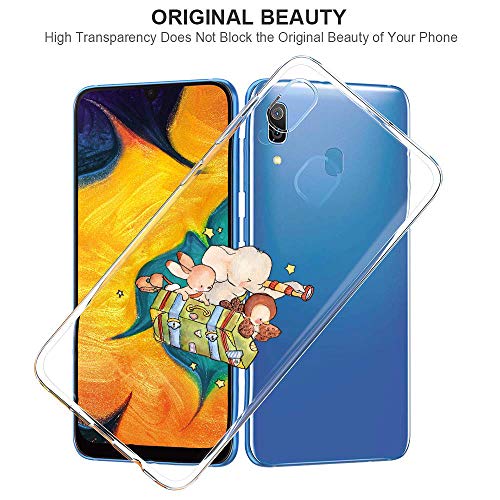 Suhctup Funda Compatible con Galaxy J4 Plus/J4 Prime,Transparente Carcasa con Dibujos Animados TPU Silicona Protectora de Golpes Anti Choques Slim Case Cover Bumper para Galaxy J4 Plus/J4 Prime(17)