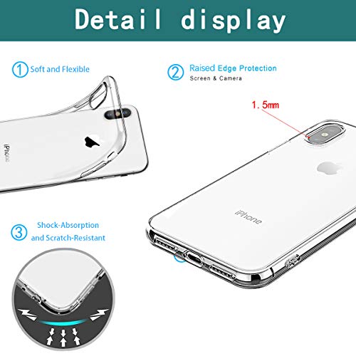 Suhctup Funda Compatible con iPhone 7+/8+ Plus,Transparente Carcasa con Dibujos Animados TPU Silicona Protectora de Golpes Anti Choques Slim Case Cover Bumper para iPhone 7+/8+ Plus 5.5''(9)