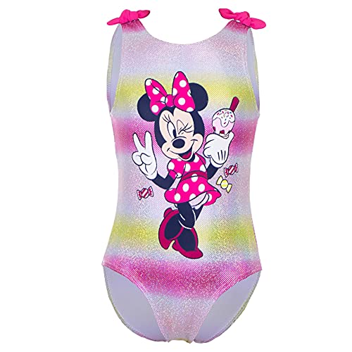 SUN CITY Disfraz de niña entera Minnie Mickey, Rosa, 8 años