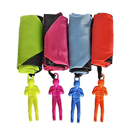 Sungpunet Free Throwing Toy Hand Throw Soliders Set de Paracaídas Juguetes Volantes para Niños al aire libre