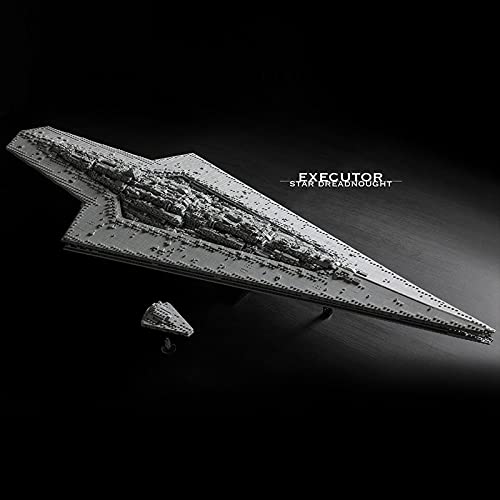 Tenhorses Destructor Estelar Imperial – Navaja Espacial Bloques de construcción – Super Star Destructor Modelo Juego de construcción Compatible con Lego – 7284 Piezas