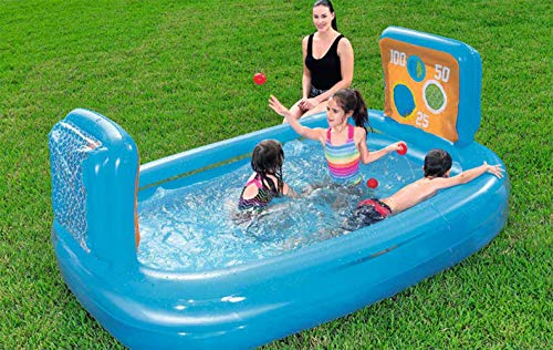 Thole Piscinas para NiñOs Inflables Familia Hinchables Juegos Juguetes Jardin PequeñOs Profundidad Rectangulares 93.3