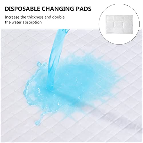 TOYANDONA 12 Piezas de Almohadillas Desechables Almohadillas de Cama Absorbentes Mujeres Embarazadas Estera de Lactancia para Mojar La Cama Adultos Mascotas Bebé ( ) 60X90cm