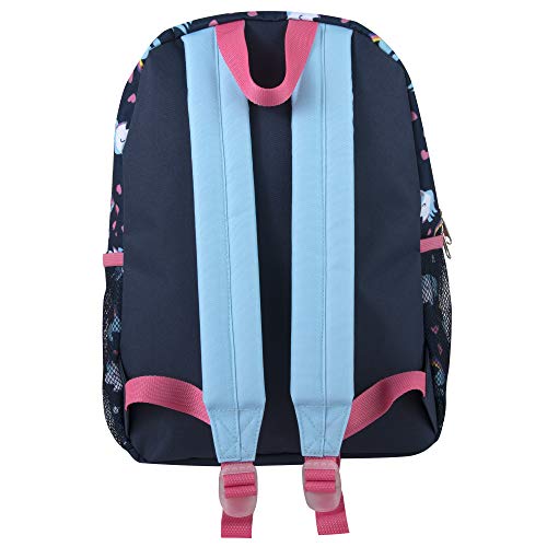 Trail maker de 6 en 1 Mochila fijado con el Bolso del Almuerzo Chica, Caja de lápiz, Botella, un Llavero, un Clip (Magia del Unicornio)