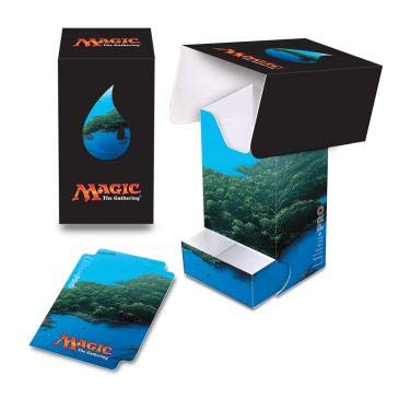 Ultra Pro E-86532 Full-View Deck Box with Tray MTG: Mana 5 Island, Adultos Unisex