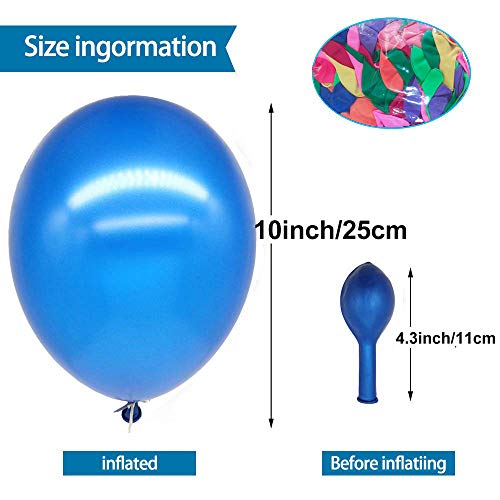 Unique Store Globos de Colores,105 Globos de Látex de Fiesta de Diversos Colores, Globos y Decoraciones para Cumpleaños, Fiestas, Bodas, Propuestas, Reuniones y Otras Celebraciones