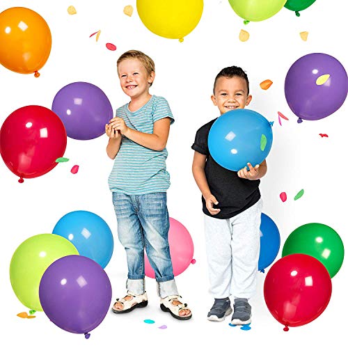 Unique Store Globos de Colores,105 Globos de Látex de Fiesta de Diversos Colores, Globos y Decoraciones para Cumpleaños, Fiestas, Bodas, Propuestas, Reuniones y Otras Celebraciones
