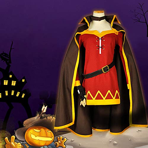 Upretty Anime KonoSuba la bendición de Dios en Este Maravilloso Mundo Cosplay Megumin/Aqua/Satou Kazuma Disfraces Conjunto Completo Halloween