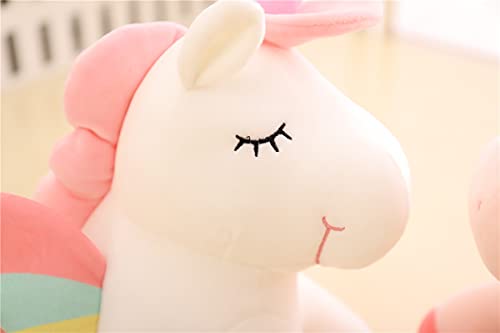 VHIMASA Peluche Criatura fantasiosa muñecos de Peluche Suaves Animales Juguetes para niños niña Almohada Muñeca Regalos de cumpleaños Blanco