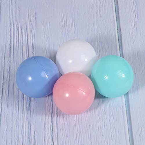 VILLCASE 100 Piezas 5. 5Cm Bolas de Plástico para Niños Pelotas de Plástico para Jugar Pelota de Océano Bolas Coloridas a Prueba de Golpes Bolas para Bebés Tienda de Billar para Fiestas