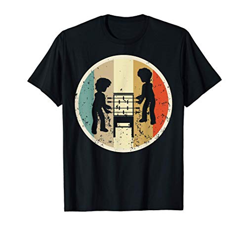 Vintage Clásico Retro jugador de futbolín Camiseta