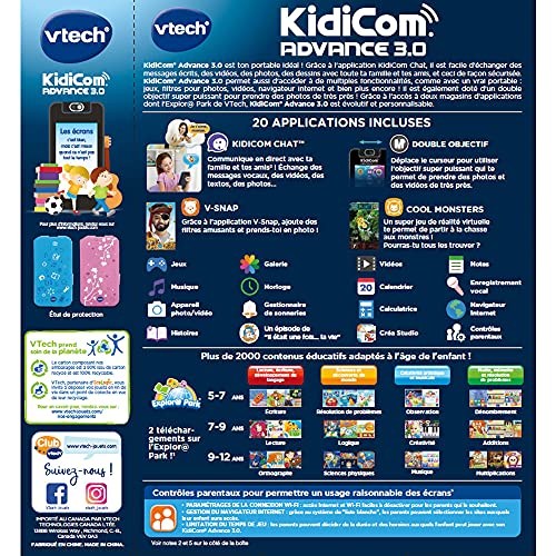 VTech- KidiCom, Color Negro (541105)