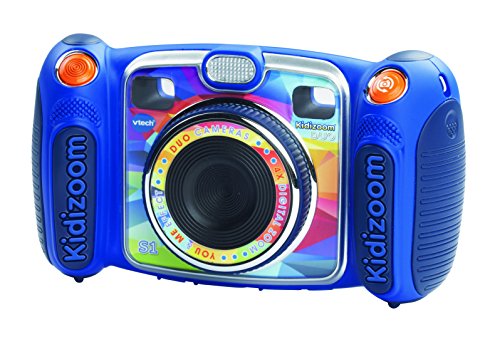 VTech - Kidizoom Duo cámara Digital para niños, Color Azul, versión Inglesa (170803)