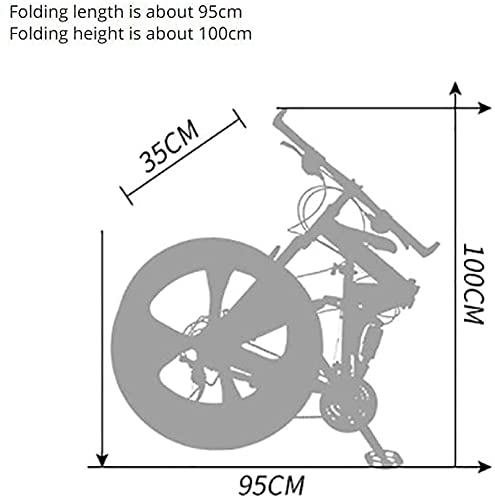 WENHAO Bicicleta de montaña fuera de la carretera de la rueda de 26 pulgadas, for la velocidad plegable de la velocidad de la velocidad de 24 velocidades, el paseo de carreras de acero al carbono de l