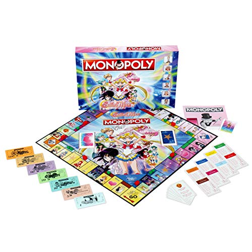 Winning Moves Monopoly Monopolio Sailor Moon, Color Luna Marinero, Talla única (036177)