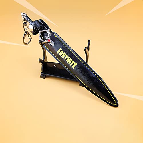 WJBHNB Llavero de Espada Fortnite, Modelo de Arma, Regalos de Anime, Dibujos Animados de Anime de Espada de Metal, Kit de Modelo de Espada Infinity Blade