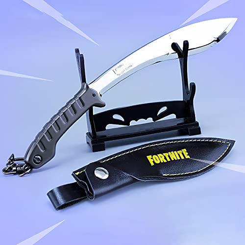 WJBHNB Regalos de Anime Modelo de Arma, Llavero Modelo de Arma Fortnite, Dibujos Animados de Anime de Espada de Metal, Kit de Modelo de Arma 17.5cm