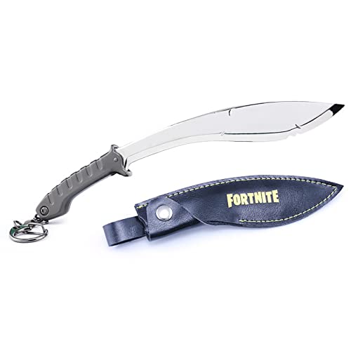 WJBHNB Regalos de Anime Modelo de Arma, Llavero Modelo de Arma Fortnite, Dibujos Animados de Anime de Espada de Metal, Kit de Modelo de Arma 17.5cm