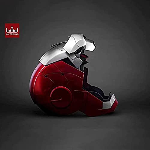WXHJM AUTOKING 1: 1 Casco Iron Man,Halloween Disfraces Máscara de Casco Máscara de Cara Completa Eléctrica Cascos,Vengadores Película de Role-Playing,MK5