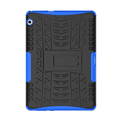 YANTAIAN Accesorios de tabletas para Huawei MediaPad T3 10 Funda Protectora de TPU + PC a Prueba de Golpes con Textura de neumáticos con Soporte