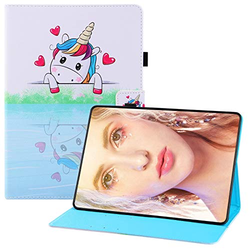 YANTAIAN Accesorios de tabletas para Lenovo Tab 4 10 Plus Dibujo de Color Funda de Cuero Horizontal Flip PU con Soporte y tragamonedas de Tarjetas y Función de desvanecimiento/desvanecimiento