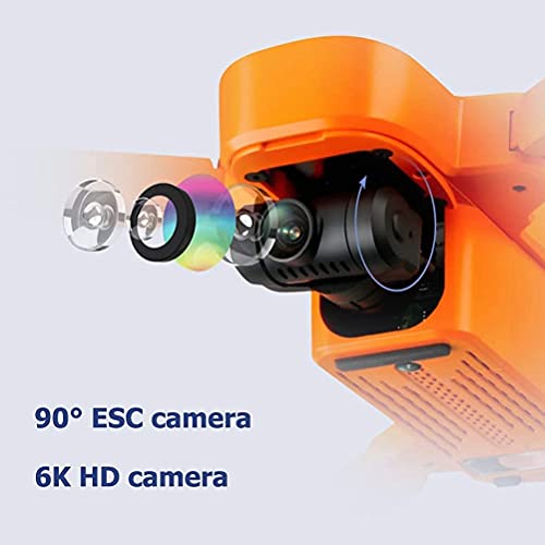 YOBDDD Drone GPS con cámara HD de 6K para Adultos, Drones Quadcopter con Motor sin escobillas, con Tiempo de Vuelo de 60 Minutos, (Drone al Aire Libre)
