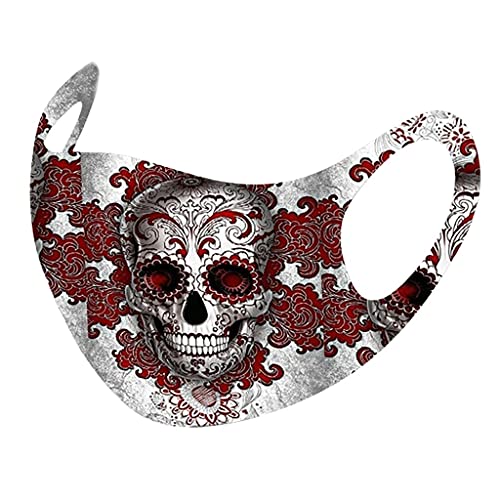 YUHUA-SHOP1983 1 UNID Halloween Cosplay Mask Mascarilla Transpirable con la impresión de algodón de Filtro Mascarilla Reutilizable Mascarilla Mascarillas Mascarillas Fiesta de Disfraces (Color : C)
