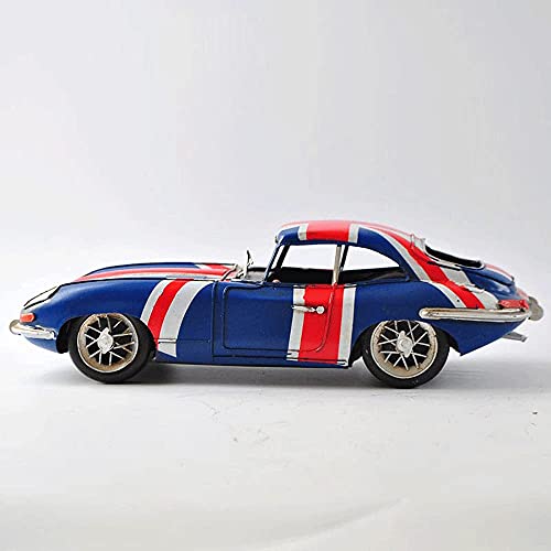 ZDYHBFE 1961 Convertible E-Type Súper Coche Deportivo Artesanía Hecha a Mano Simulación Modelo de Coche clásico Coche clásico clásico Decoraciones de habitación Retro Accesorios de fotografía Adornos