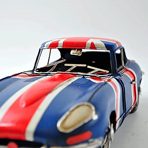 ZDYHBFE 1961 Convertible E-Type Súper Coche Deportivo Artesanía Hecha a Mano Simulación Modelo de Coche clásico Coche clásico clásico Decoraciones de habitación Retro Accesorios de fotografía Adornos