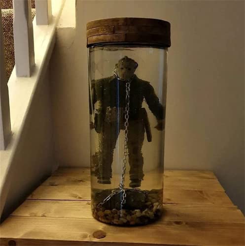ZGHYBD Jason Voorhees Collector Water Lamp,Jason Is Alive-Collector Water Lamp Final Display Horror Movie Memorabilia Halloween Changeable Color Light Decorations