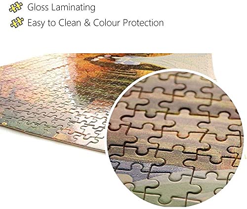 ZW18U HCEAFG Puzzle Jigsaws 1000 Piezas Playas de la Isla de Tenerife - Las Teresitas con el Pueblo de San Andrés escénico DIY Art para Adultos Adultos Juegos Familiares (Color : Default)