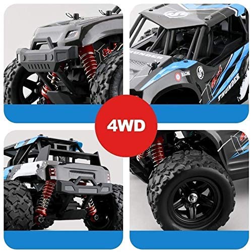2.4Ghz Off-Road Vehicle RC Car Fast Remote Control Truck High-Speed Four-Wheel Drive Alloy Toy Car Electric Anti-Fall RC Remote Control Car Boy Birthday Gift