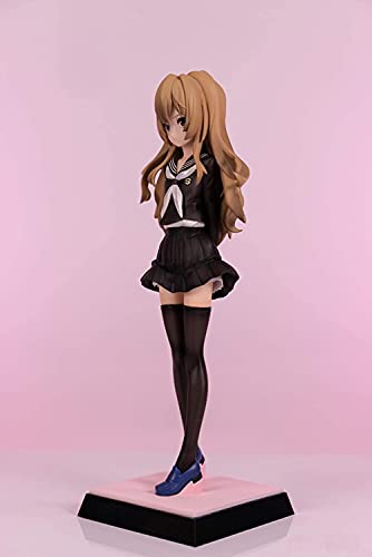 25CM Extraíble Edición Limitada Aisaka Taiga Anime Figura Juguetes Toradora Aisaka Taiga Uniformes Hermosa Chica PVC Figuras de Acción Juguetes Tigre Y DRAGÓN Modelo Muñeca Regalo